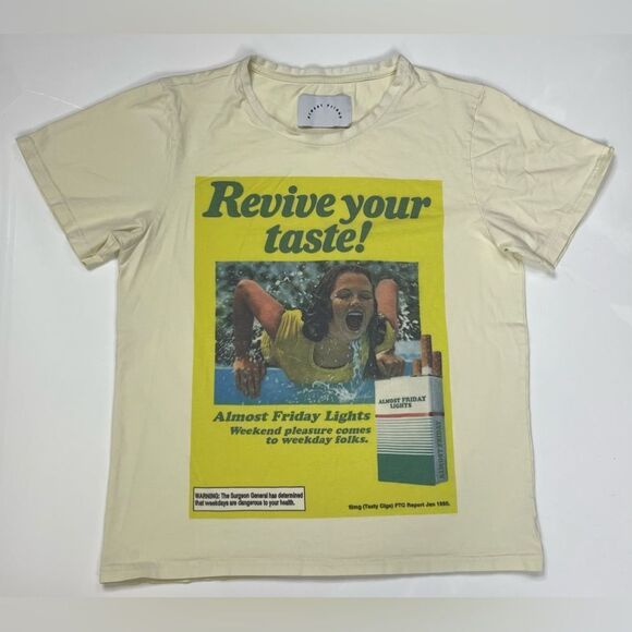 Almost Friday Graphic T-shirt Women Large Short Sleeve - Picture 1 of 7